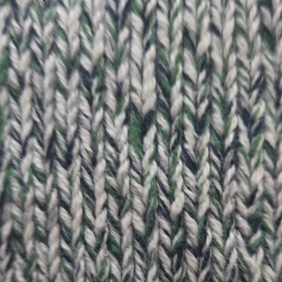 J. Crew Green and White Crewneck Sweater - Picture 4 of 10